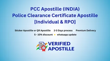 MEA apostille for Indian PCC — Sticker or e-Apostille QR