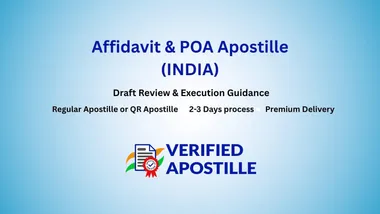 Documents being reviewed for MEA apostille pricing and pre-authentication in India